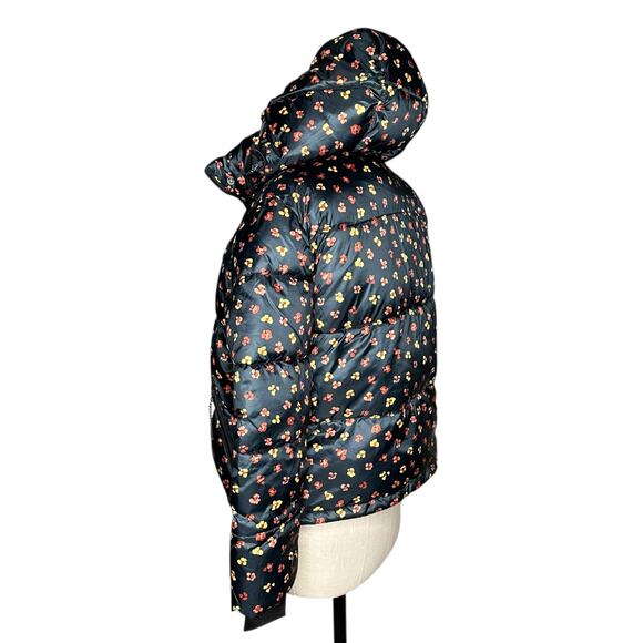 PENFIELD x MADEWELL Feline Floral Thick Puffer Jacket Cropped Women's Size XS - Picture 3 of 9